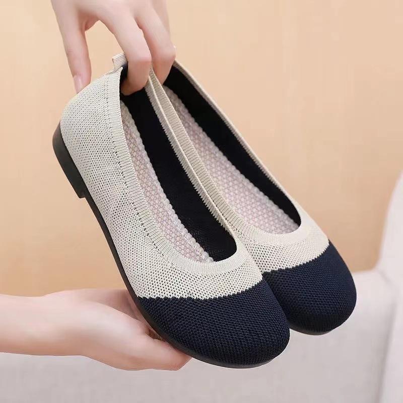 Casual shoes summer new shoes comfortable breathable flat mother shoes 35