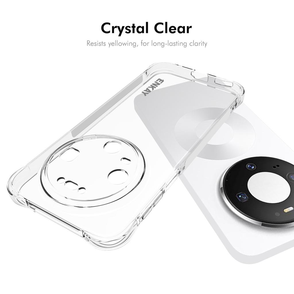 For Huawei Mate 80 Pro/Huawei Mate 80 Clear Phone Case ENKAY HAT PRINCE Shockproof Anti-slip TPU Cover