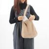 Women's Lightweight Knit Underarm Shoulder Bag Soft Knitted French Tote Casual Daily Handbag Trendy Shoulder Purse