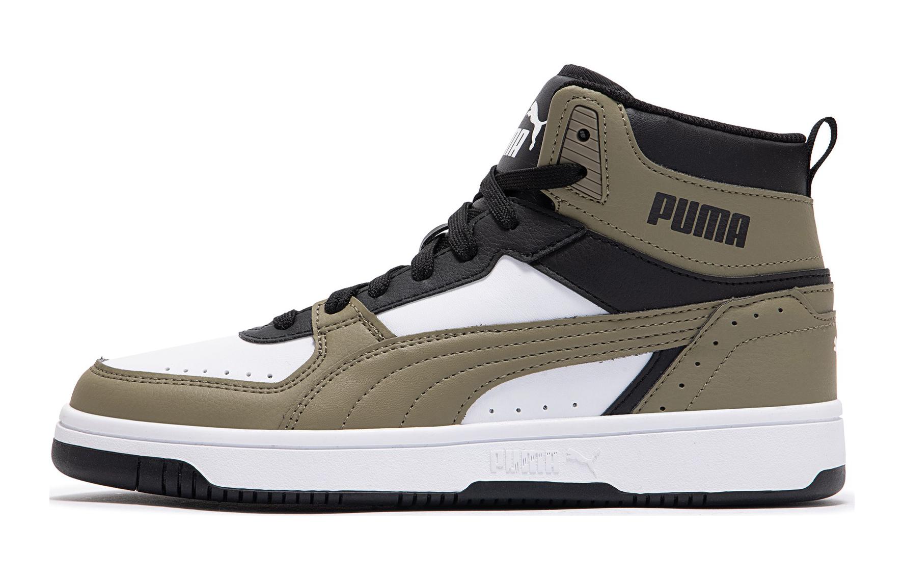 Puma Rebound Joy для больших детей Черный Потайной Зеленый 374687-15 39