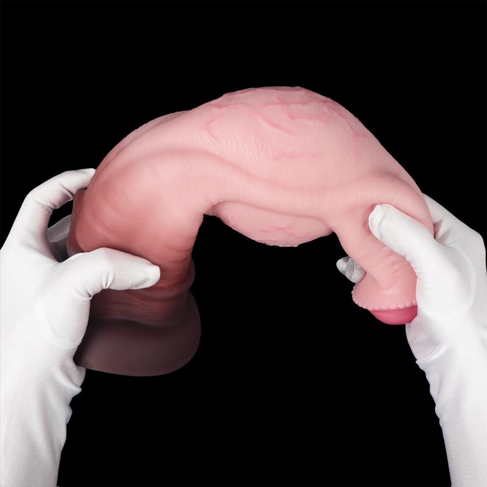 Soft Silicone Mixed Color Realistic Dildo Women Adult Sex Toys