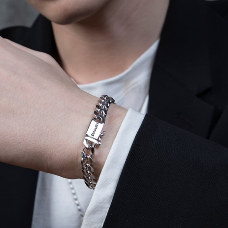 

SHOVEOFF SVB-#182 Shoveoff Chain Bracelet Antique Silver (M)