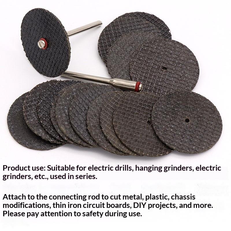 11/21/25/54 Pcs Abrasive Cutting Disc 32Mm With Mandrels Grinding Wheels For Dremel Metal Cutting Rotary Tool Saw Blade