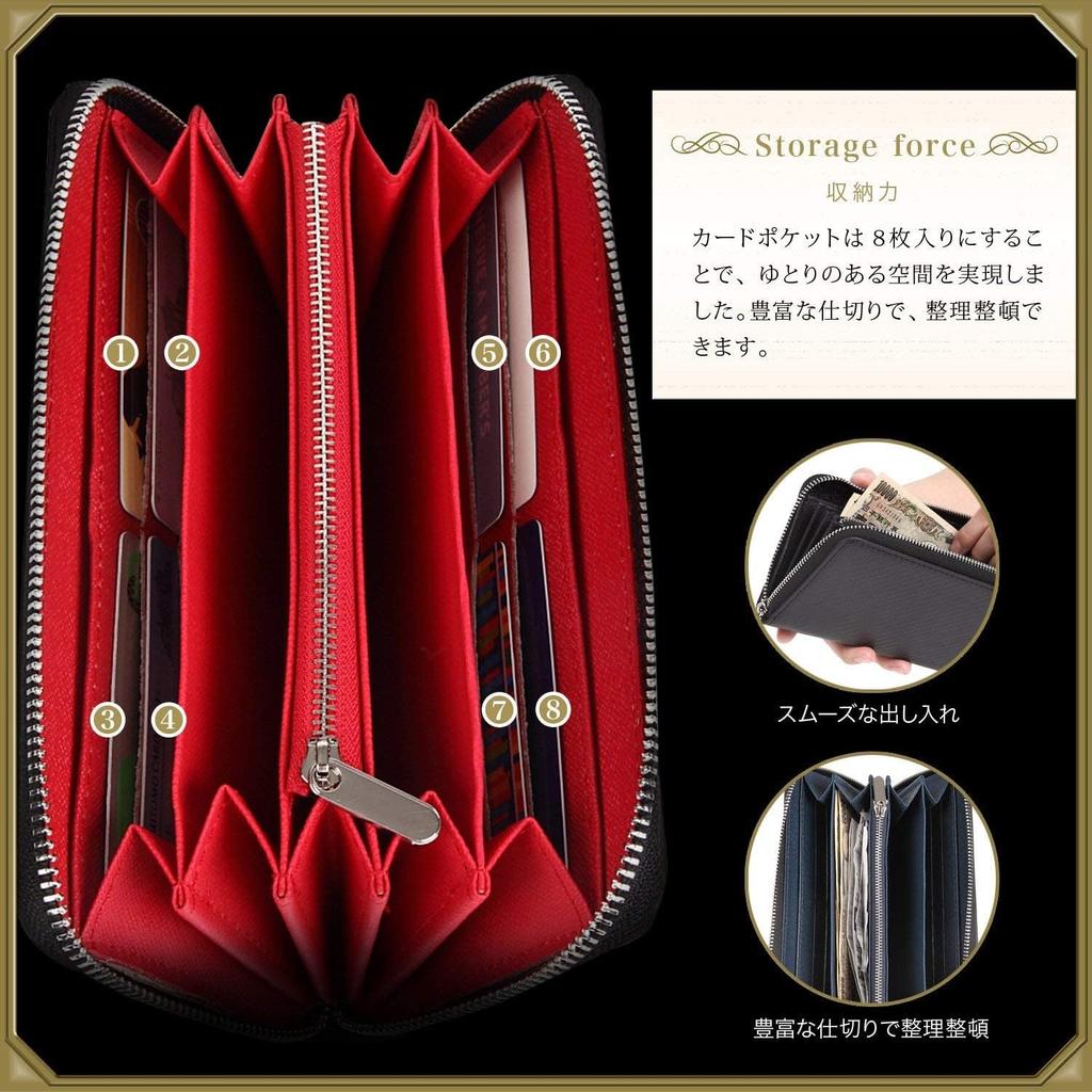 VAOYAO Carbon Fiber Long Wallet for Men, Zipper-Around Design, Coin Purse, Large Capacity, Card Slots, IC Card Storage, Stylish Solid Color, Popular,