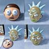 Lustige Rick-und-Morty-Professor-PVC-Maske für Halloween-Cosplay