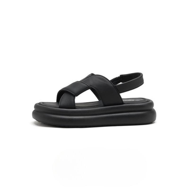 Найпопулярніше Взуття Сандалі на Еластичній Стрічці для Жінок Нові Спортивні та Повсякденні Пляжні Шльопанці