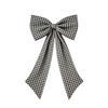 Elegant Checkered Bowknot Decoration Ideal For Female Birthday Party Lovely Butterfly Knots Ornament