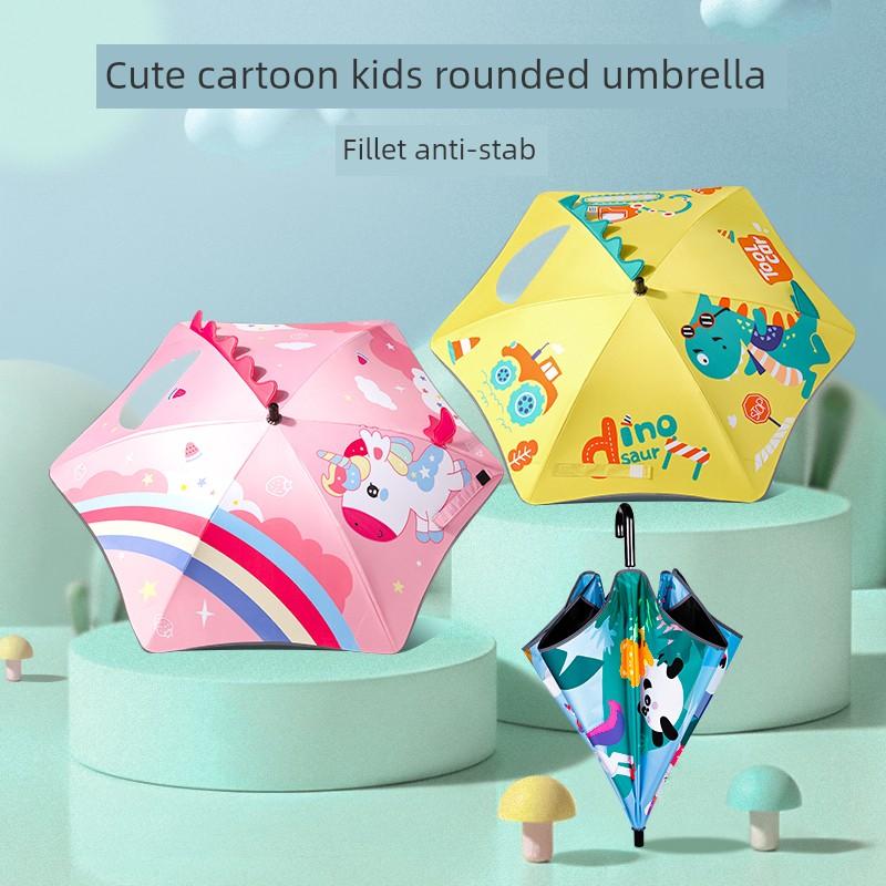 Children's Umbrella for Girls, Kindergarten Baby Sun Protection Umbrella, Boys' Primary School Students' Dual-Use Sunshade Umbrella for Both Sunny