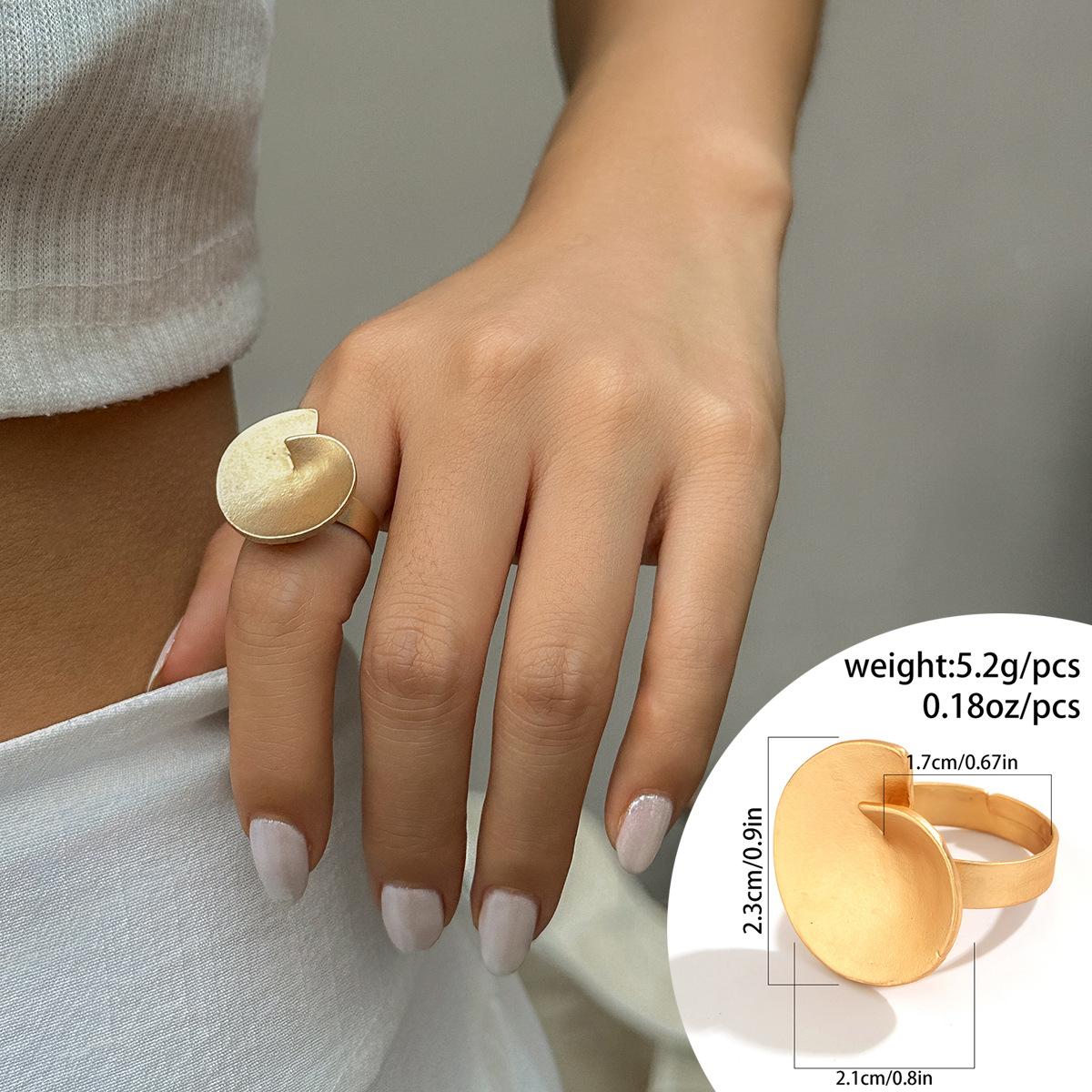 

DIEZI Exaggerated Irregular Rings For Women Men Unisex Punk Fashion Geometric Flower Gold Silver Color Knuckle Joint Ring