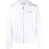 Diag-Print Zip-Up Hoodie Men's OMBE013C99FLE0070110