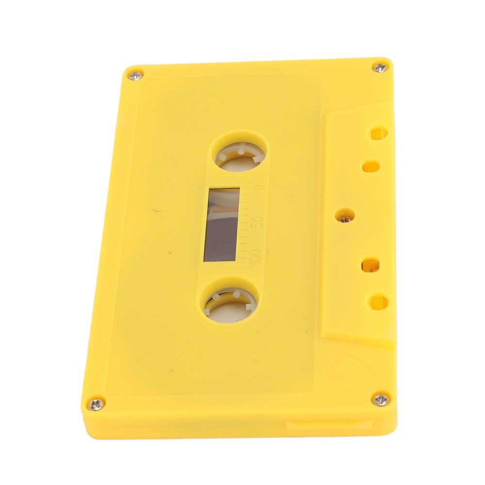 Clear Case Blank Cassette Tapes Yellow Audio Cassette Tape Cassette Player Tape Cassette Player