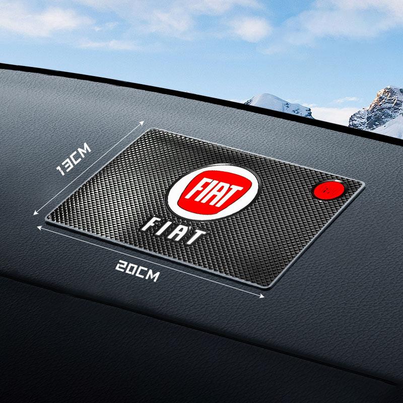 Znak auta Protiskluzová podložka Materiál PVC Pro Fiat Abarth 500 Tipo Panda Argo Freemont Protiskluzové podložky do úložného prostoru Příslušenství do auta