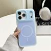 New two-color jelly magnetic suction for iPhone17ProMAX mobile phone case Apple 16 matte skin protective case