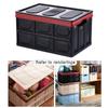 Car Trunk Organizer 30L Foldable Tools Equipment Storage Box for BBQ Lake - Black