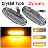 2Pcs Dynamic LED Turn Signal Side Marker Light Repeater Lamp For Fiat Panda 169 Grande Punto Inkl Evo Doblo Fiorino Linea Idea