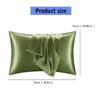 Simulated Silk Pillowcase Pillow Cover For Summer Cooling Standard Size Durability Easy Removal Pillow Sleeve