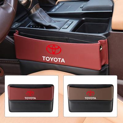 Nahast Autoistme Vahe Täitja Pragu Hoiukast Kotid Autokaubad Prado Rav4 Yaris Hilux Prius Avensis Corolla Camry jaoks