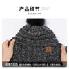 Womens Winter Knit Beanie Hat With Fuzzy Pom Warm Thick Acrylic Cap Cold Weather Outdoor Casual Wear