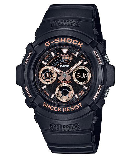 

Casio Men s Resin 200M Water Resistant Analog Shock Resistant Quartz Watch AW-591GBX-1A4 чёрный