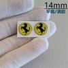11mm 14mm Car Keys Logo Sticker Car Interior Decoration Decal Accessories For Ferrari Roma Spider SF90 F80 575M LaFerrari Amalfi JG3