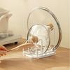 Hollow Design Kitchen Storage Rack Multifunctional Cutting Board Holder Pan Lid Organizer  Kitchen