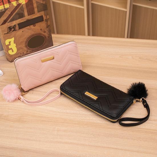 Porta carte di credito di grande capacità con portafoglio da donna alla moda