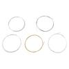 Stainless Steel Material 5 String Banjo Strings Silver+Golden Strings  For Banjo Playing