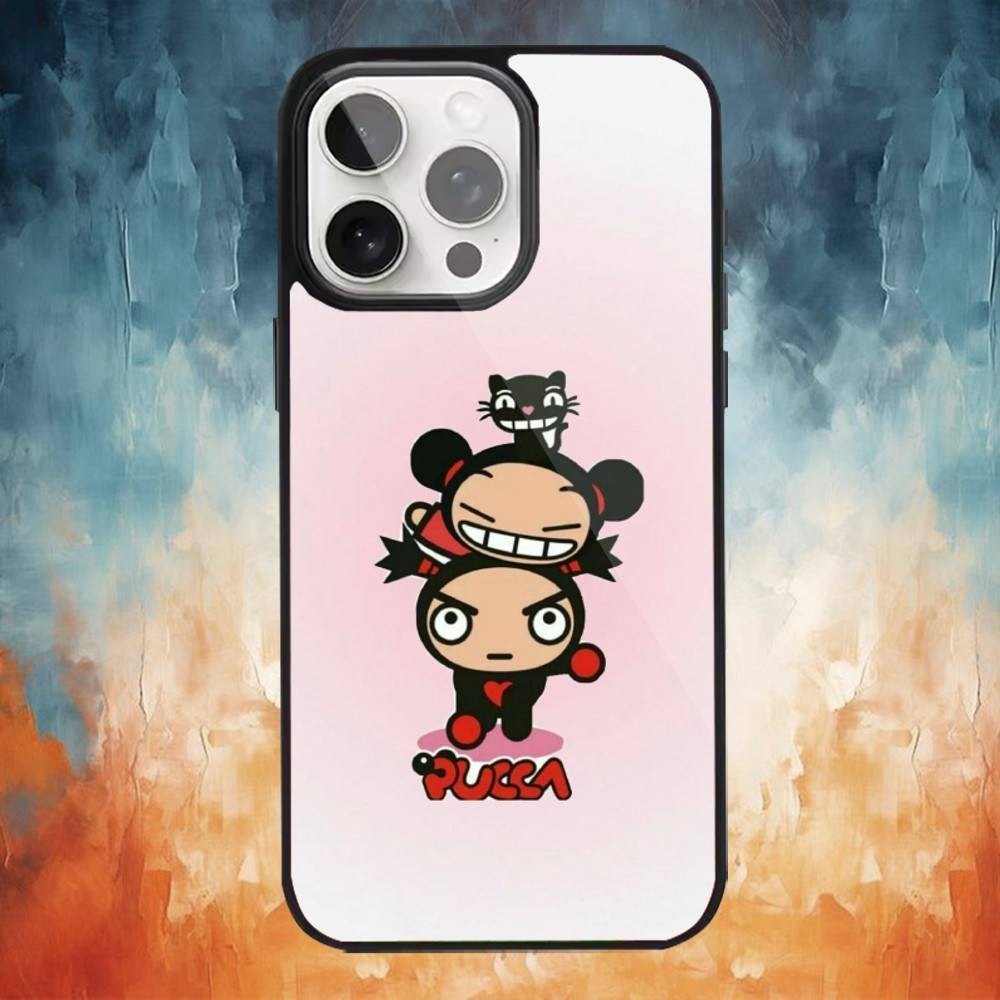 Cute Cartoon-Pucca  Phone Case For iPhone 17,16,15,14,13,12,Plus,Pro,Max For Magsafe Magnetic Wireless Charge