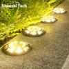 Solar Ground Light with Smart Light Sensor, LED Path Lights for Garden Yard Stairs