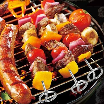 Stal nierdzewna BBQ pionowe szpikulce do grilla Air Fryer zestaw 15 szpikulców zdejmowane narzędzia kuchenne do kawiarni, restauracji, piekarni