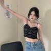 Women Sweat T-shirts Sleeveless Sling Tops For Girls Sexy Tops Tank Tops Casual Vest Backless Printed Tees