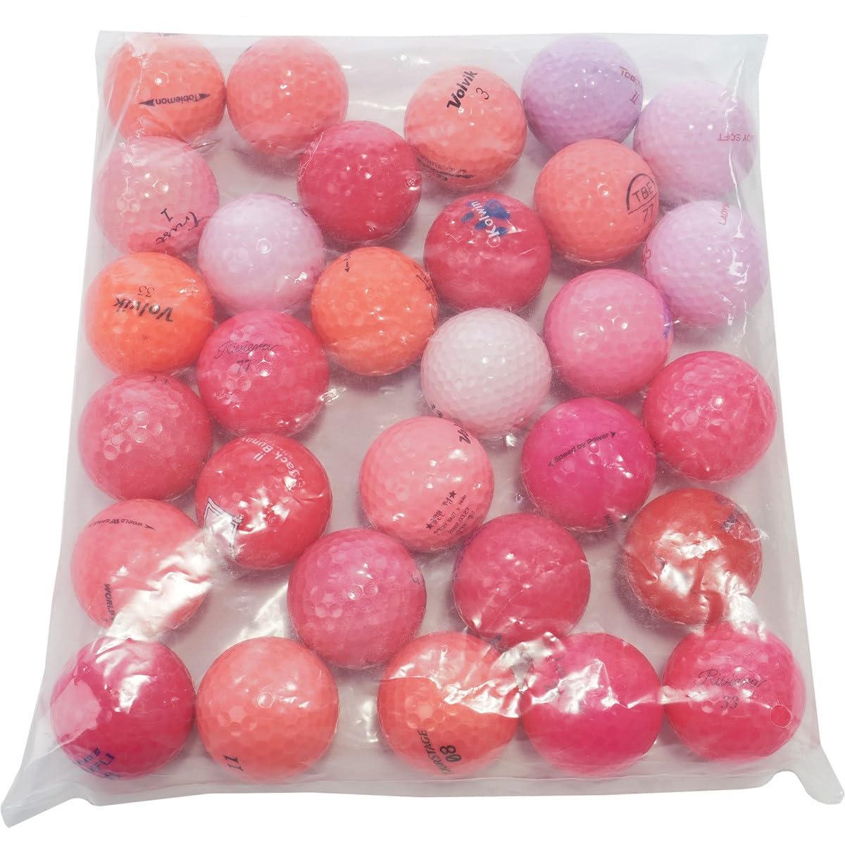

Lost Pink Balls, 30-Piece Set, розовый