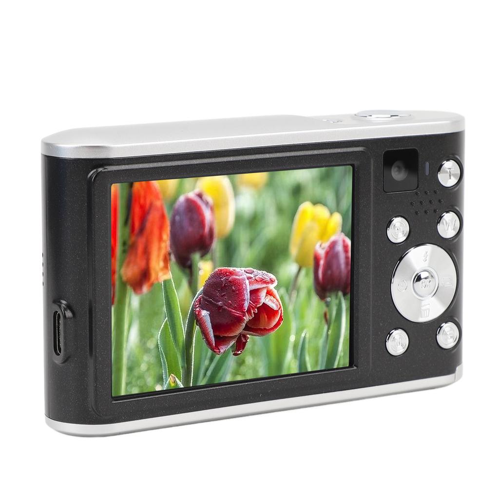 4K Digital Camera 2.8in IPS Screen 48MP Autofocus Kids Selfie Camera with Front Rear Dual Camera 16X Digital Zoom for