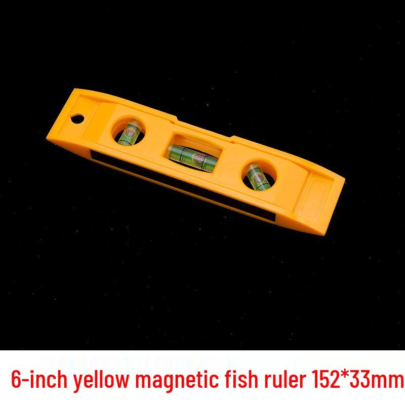 Mini Acrylic Square Bubble Level - Universal Ruler with Single-Line Balance Bead