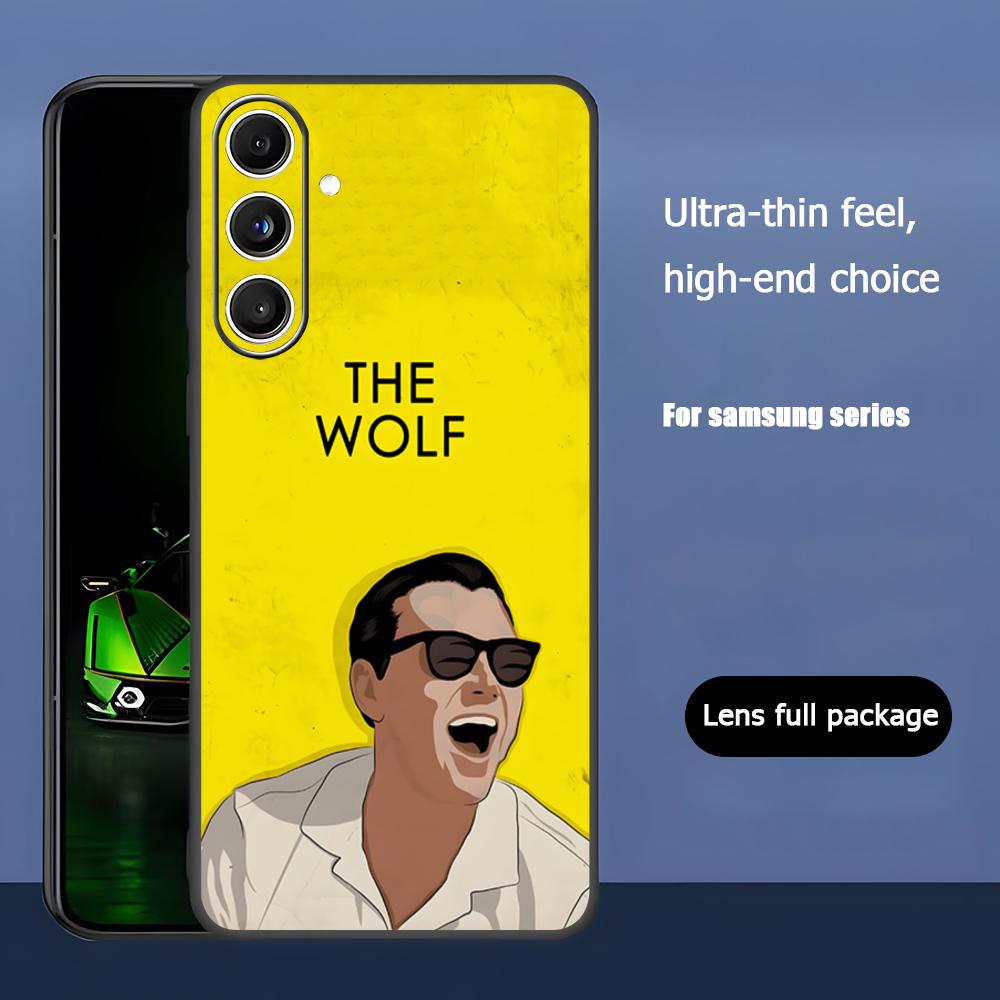 The Wolf of Wall Street Movie Phone Case For Samsung Galaxy S25 S24 S23 S22 S21 S20 Plus Ultra Note20 Soft Black