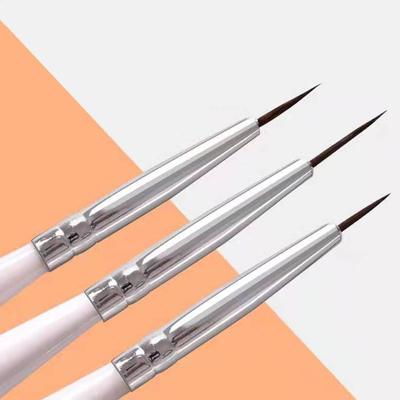 3-teiliges Acryl-Nagelkunst-Pinsel-Liner-Mal- und Zeichnungsstift-Maniküre-Werkzeug-Set