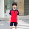 Men & Women Cotton Parent-Child Short Sleeve Sportswear Set - Summer Casual Outdoor Running & School Uniform
