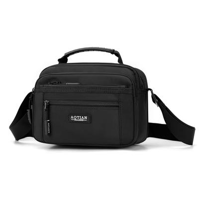 Borsa a tracolla da uomo per affari - Design avanzato multi-scomparto, Borsa a spalla per ufficio e tempo libero, per papà e marito (Annivers