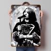 Poster in banda stagnata di Billie Eilish Arte da Parete Personalizzabile Segni Metallici Retro Vintage per Decorazione Casa Stanza Garage Giardino Estetico