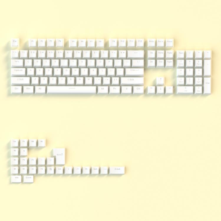 130Keys PBT Keycap Pudding OEM Profile Backlit for RGB Mechanical Keyboard