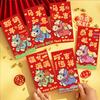 6Pcs Luck Money Bag Spring Festival Bless Pocket Red Packet 2026 Year Of The Horse Red Envelopes New Year Decoration Gift