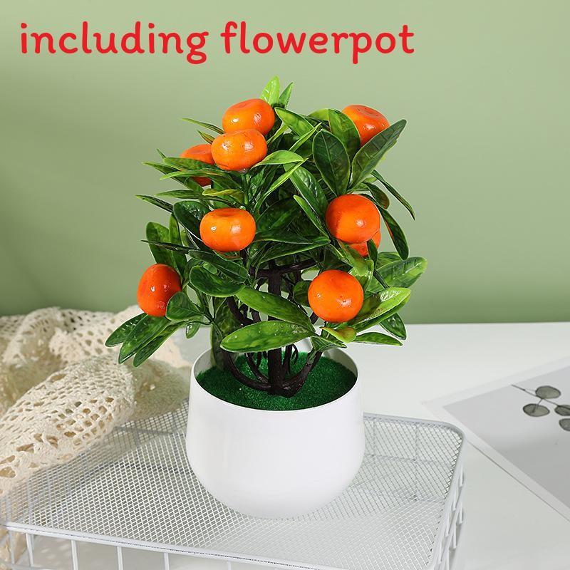 Artificial Plant Decoration With Plastic Craft For Home Office Decor