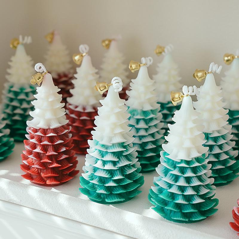 Christmas Tree Candle Gift Box Set - Aromatherapy Ornaments for Birthdays & Parties