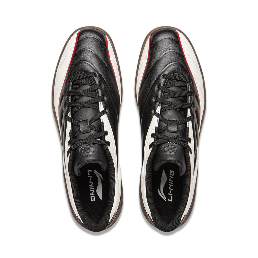 Li Ning YUNCHUAN 2 Slip Resistant, Abrasion Resistant, Lightweight Low top Skateboard Shoes Men's Black White Red AGCW069-2