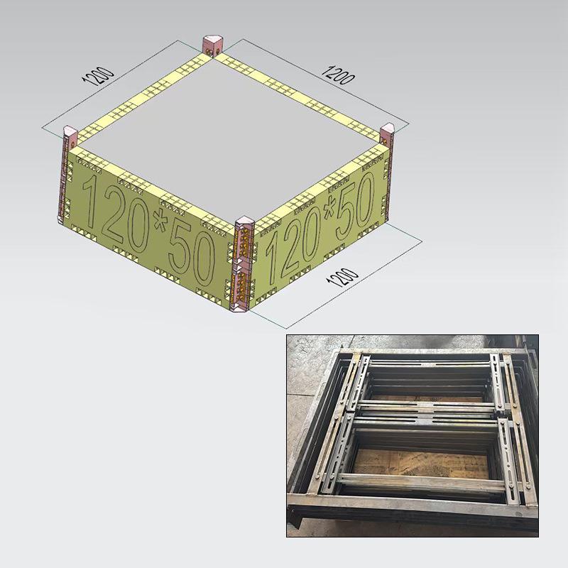 Plastic Steel Formwork for Railway and Highway Bridge Foundations