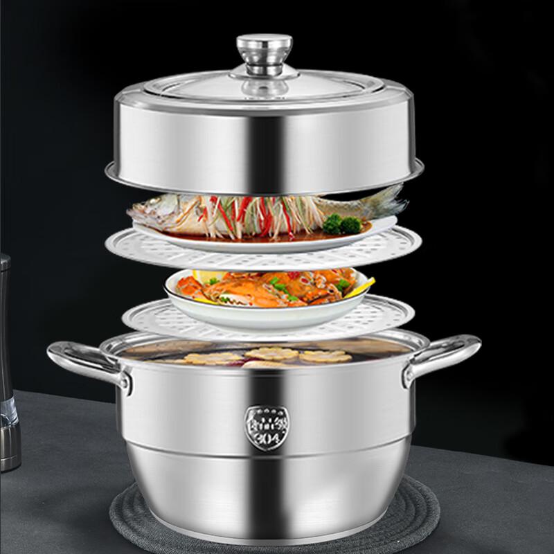 Baldr Deluxe 3-Lagen Edelstahl Dampfgarer