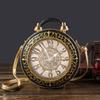 Retro Chic Round PU Handbag With Clock Face Design Womens Shoulder Crossbody Bag Daily Wear