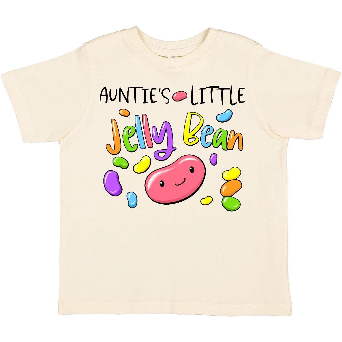 Inktastic Aunties Little Jellybean Cute Easter Candy Toddler T-Shirt Kids Auntie 100