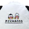 Sanrio Pochacco Face-Shaped Cushion with Red Ribbon, 35th Anniversary, Birthday Gift, 32 X 35 X 15 Cm, Character 061140