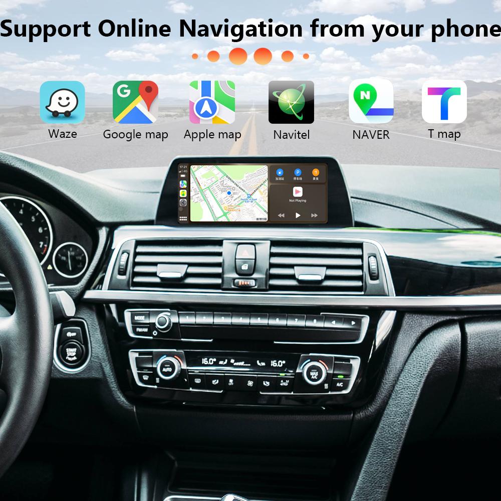 BONROAD Wireless CarPlay Android Auto Airplay Autolink Mirroring Adapter MMI Box Module For BMW F10 F11 F01 F56 F25 F20 F21 F22 F23 F30 F31 F32 F33